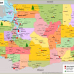 Washington State Map | Usa | Maps Of Washington (Wa) | Detailed Map Of Washington State Usa