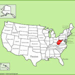 West Virginia Location On The U.s. Map   Ontheworldmap | West Virginia On Map Of Usa