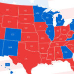What Painted Us So Indelibly Red And Blue? | Map Of USA By Political Party