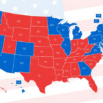 What Painted Us So Indelibly Red And Blue? | Political Map Of Usa Red And Blue States