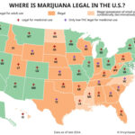 Where Is Marijuana Legal In The U.s.? | Legality, States | Map Of USA Where Weed Is Legal
