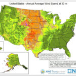 Windexchange: U.s. Average Annual Wind Speed At 30 Meters | Wind Map Of The Usa