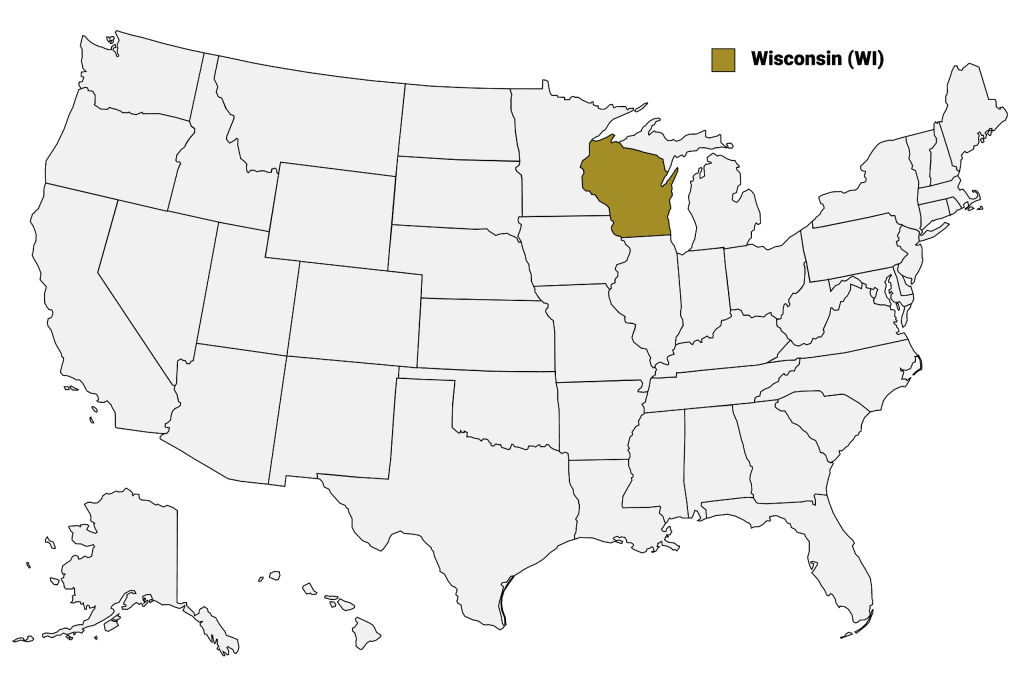 Wisconsin Counties Map | Mappr | Wisconsin in Map of USA