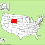 Wyoming Location On The U.s. Map   Ontheworldmap | Wyoming On Map Of USA